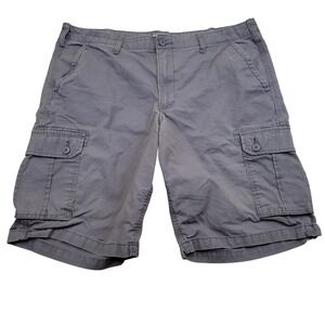 Sonoma Cargo Shorts Mens 40 Blue Excellent Cotton Casual Pockets